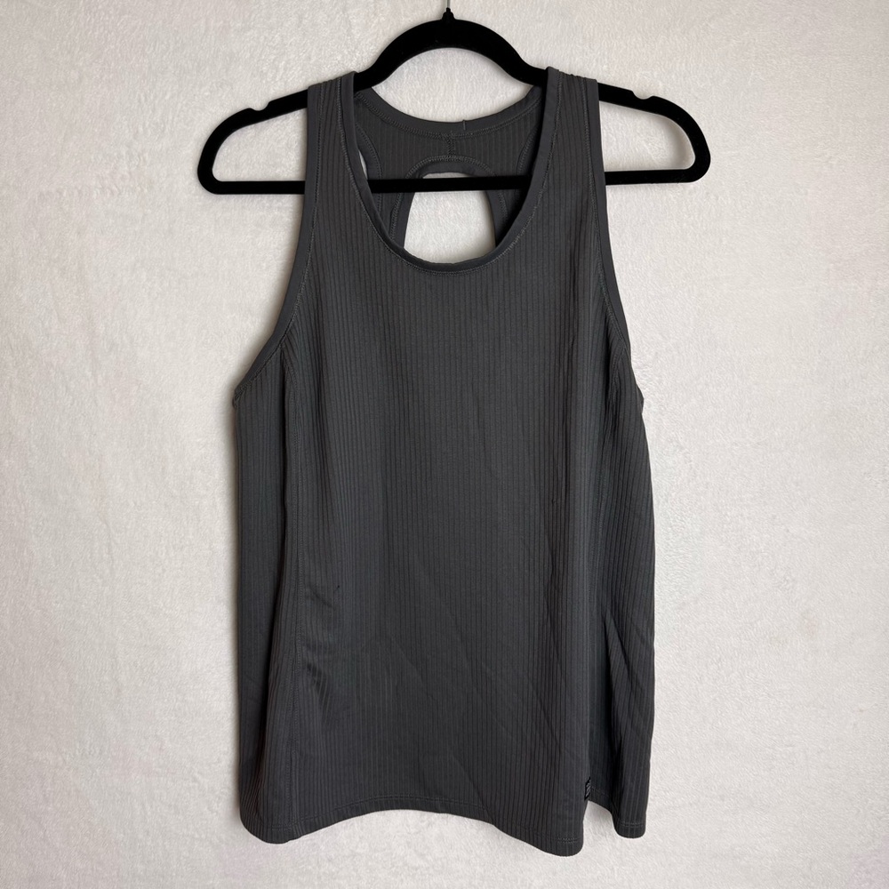 Mountain Hardwear Summer Rib Tank Top Sleeveless Top Gray Women’s Large - Picture 2 of 12